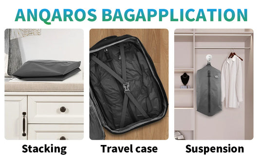 17L 28L 35L travel Vacuum Bag Reusable Storage Bag Outdoor Compression Bag with Air Pump（DOUBLE CLICK TO  START) for Suitcases